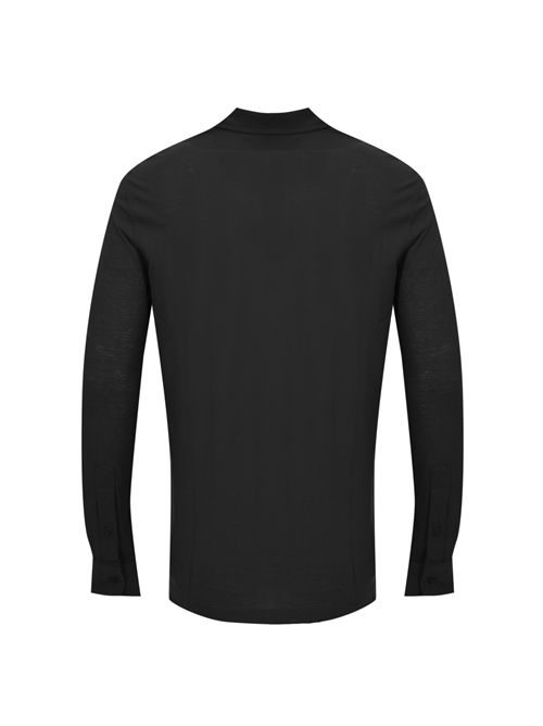 Polo Positano in maglia di cotone Nero KIRED | WPOSI W8321032